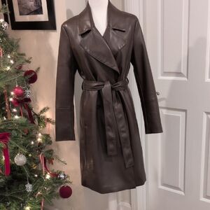 Banana Republic Factory Chocolate Trench Coat